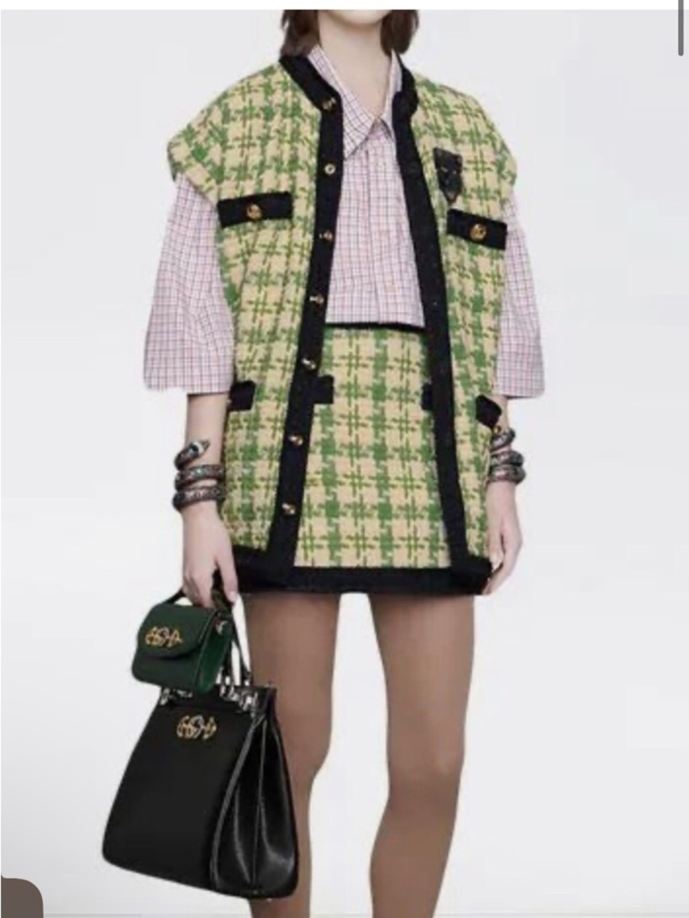 GUCCI TWEED MINI SKIRT - Picture 7 of 7